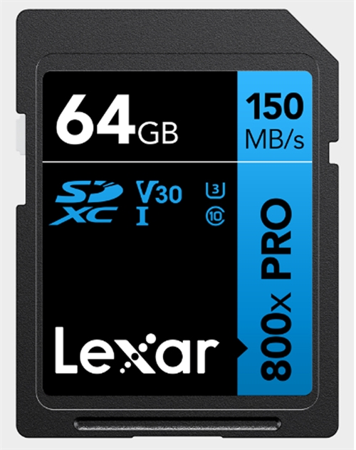 Lexar Pro 64 GB 800X SDXC